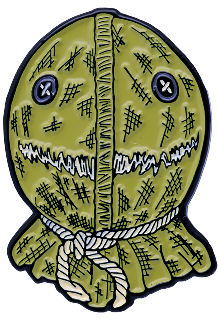 Trick r Treat Sam Burlap - Enamel Pin product image 2, provided for visual reference and product detail review