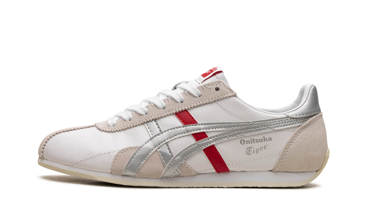 Onitsuka-tiger|runspark-white-silver-red-124796 product image 1, provided for visual reference and product detail review