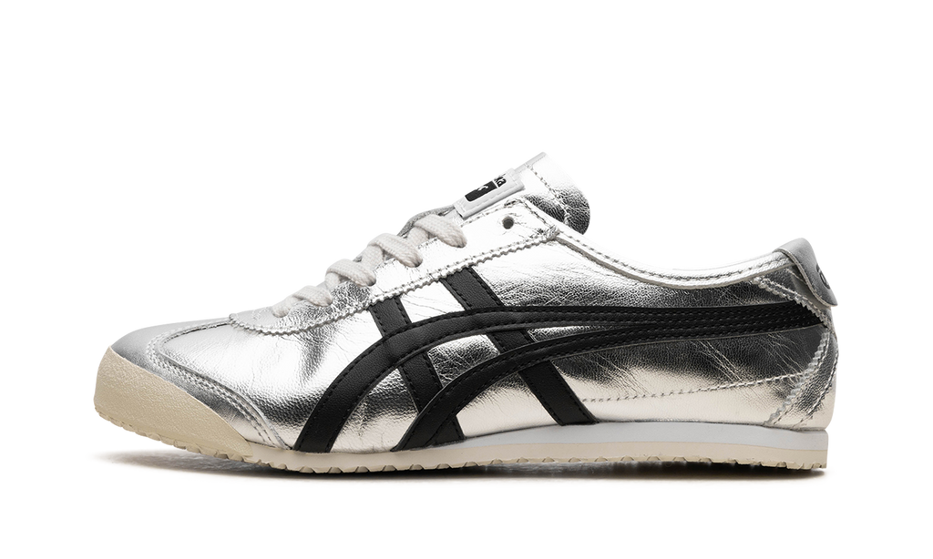 Onitsuka-tiger|mexico-66-pure-silver-black-124858 product image 1, provided for visual reference and product detail review