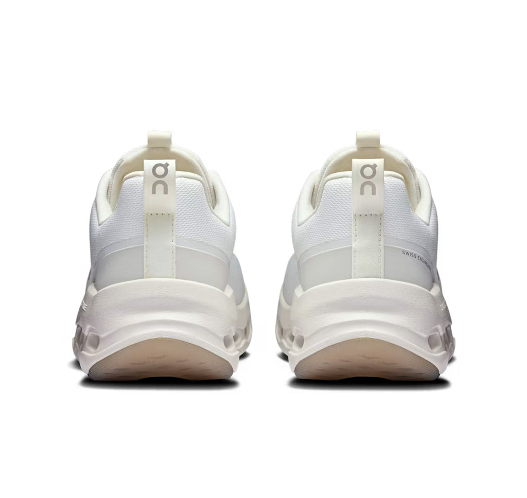 On Big Kids' Cloudleap White Athletic Shoes product image 5, provided for visual reference and product detail review