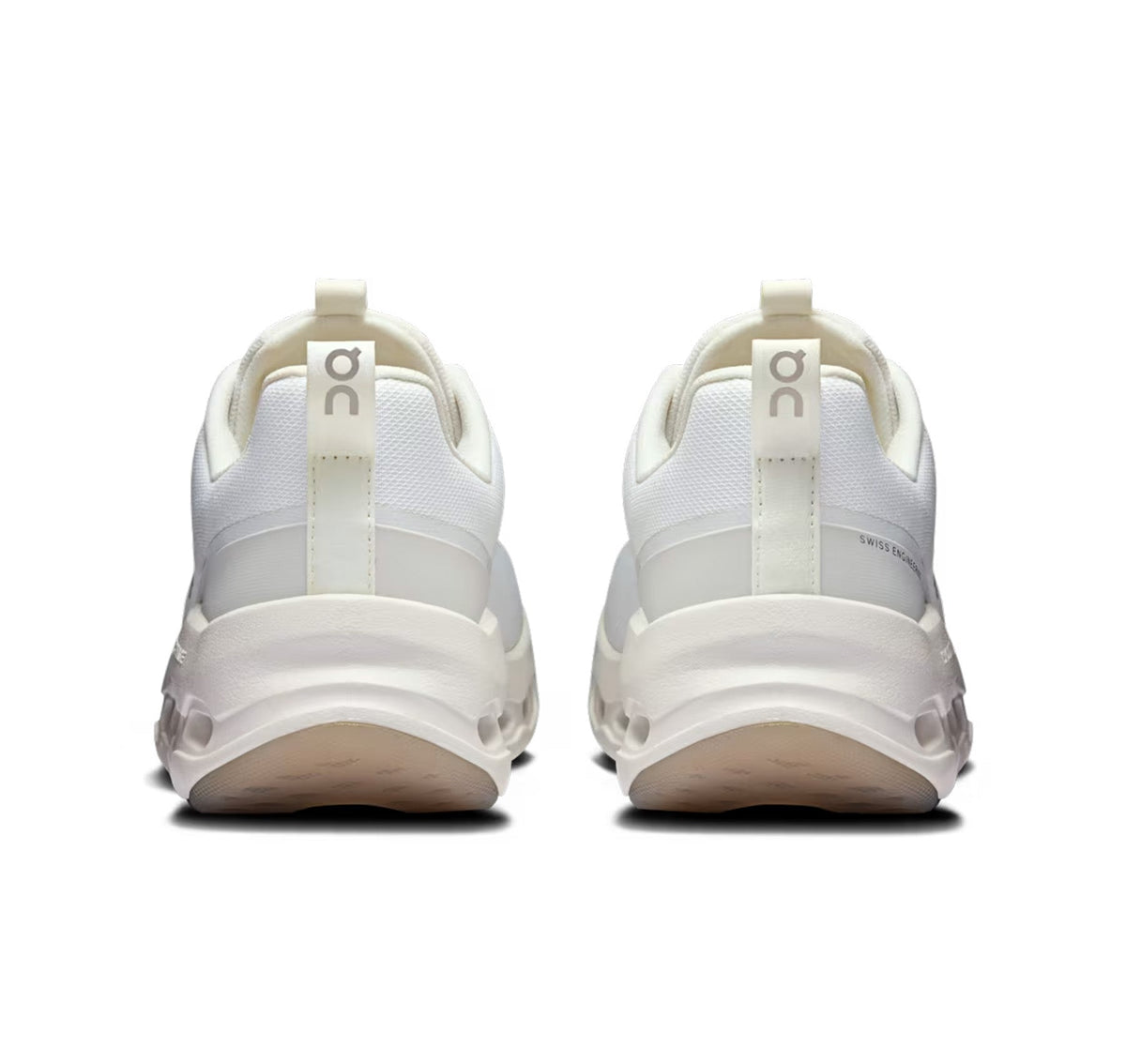On Big Kids' Cloudleap White Athletic Shoes product image 5, provided for visual reference and product detail review