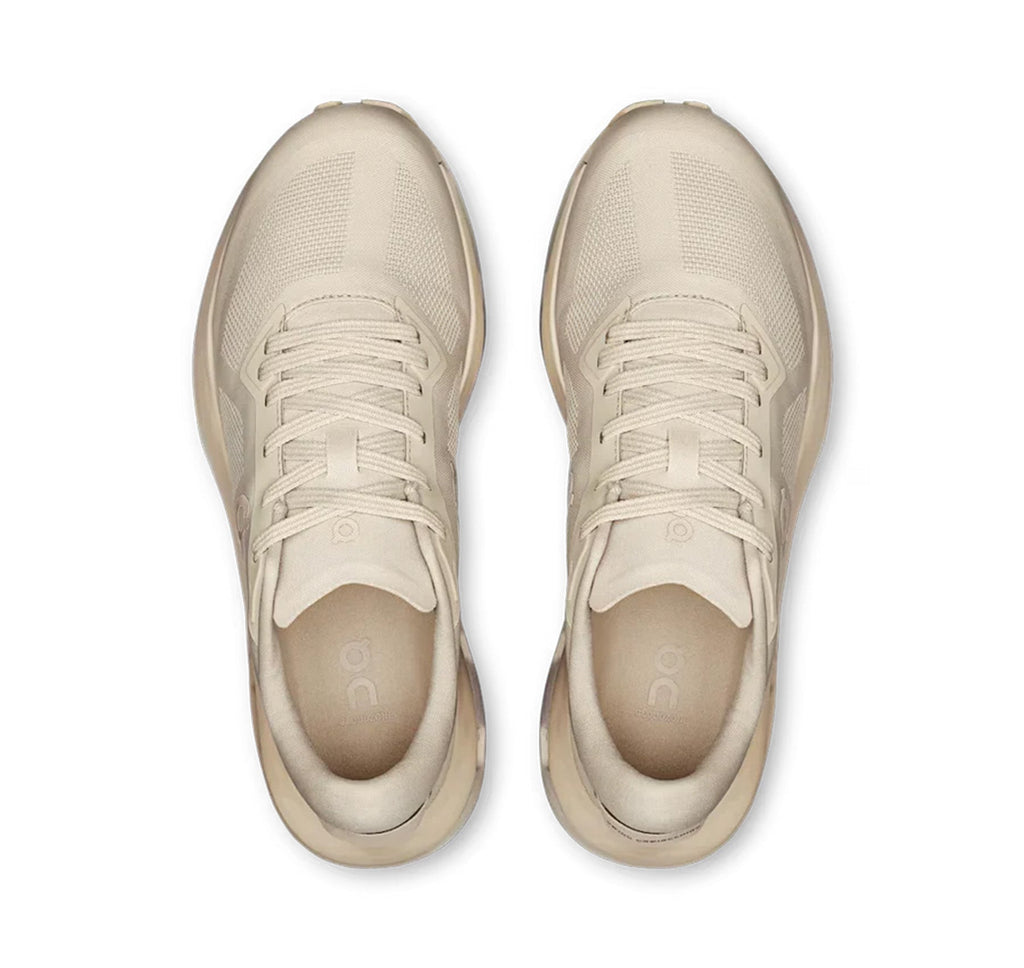 On Men Cloudzone Pearl/Truffle Lifestyle Sneakers product image 3, provided for visual reference and product detail review