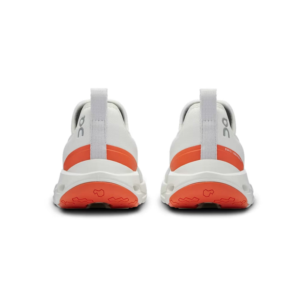 On Little Kids' Cloudleap Ivory/Flame Athletic Shoes product image 5, provided for visual reference and product detail review