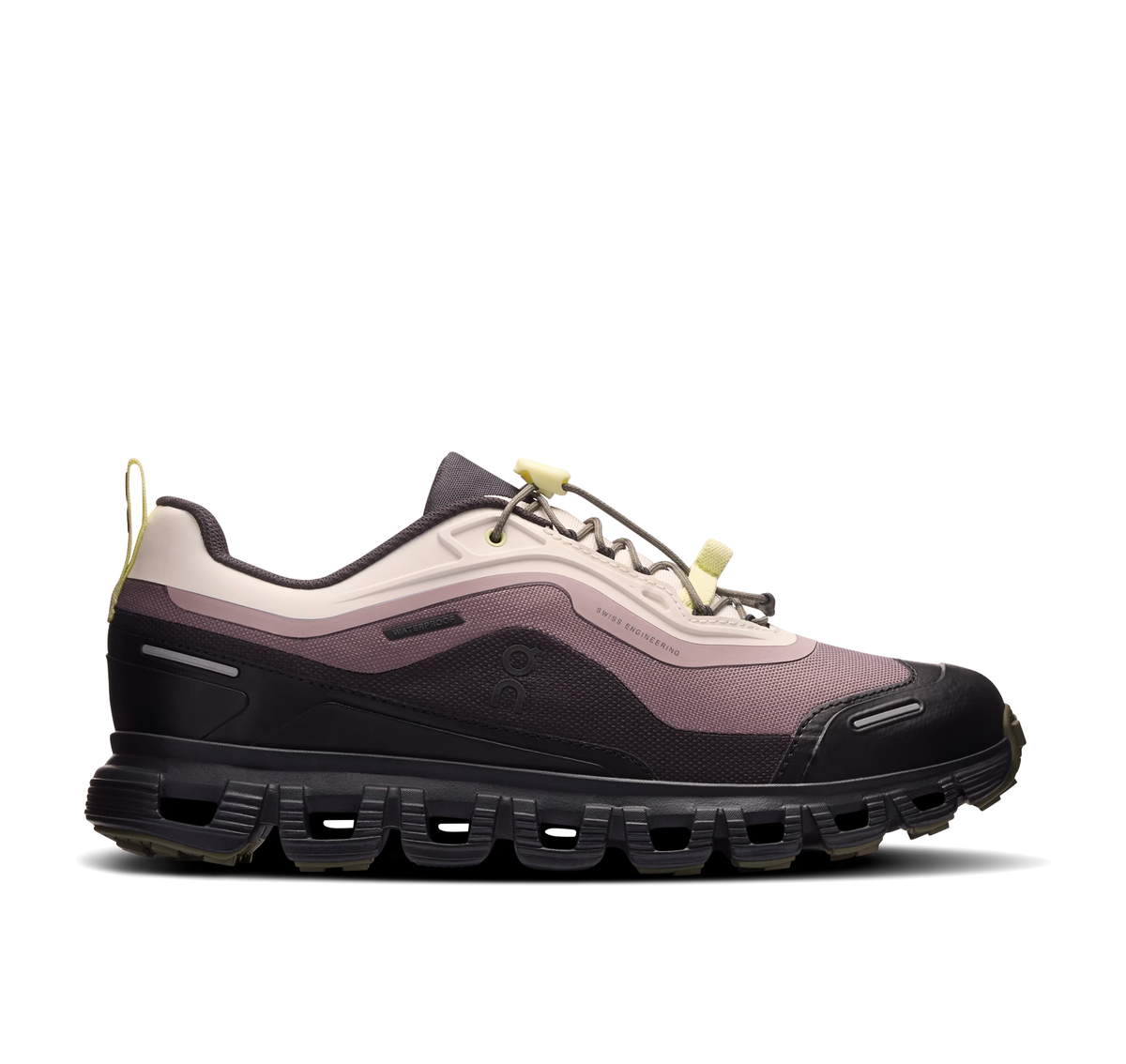 On Women Cloud 6 Geo Waterproof Dew/Gobi Lifestyle Sneakers product image 1, provided for visual reference and product