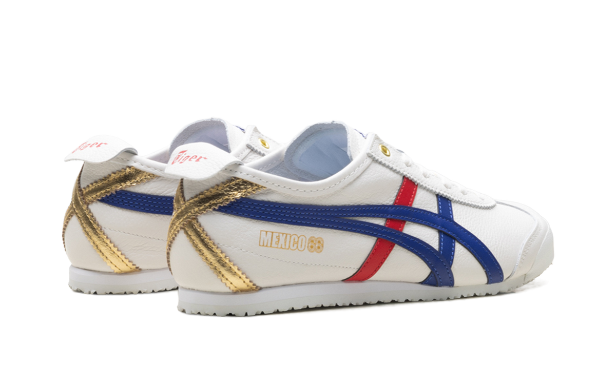 Onitsuka-tiger|mexico-66-white-blue-red-metallic-gold-228905 product image 3, provided for visual reference and product