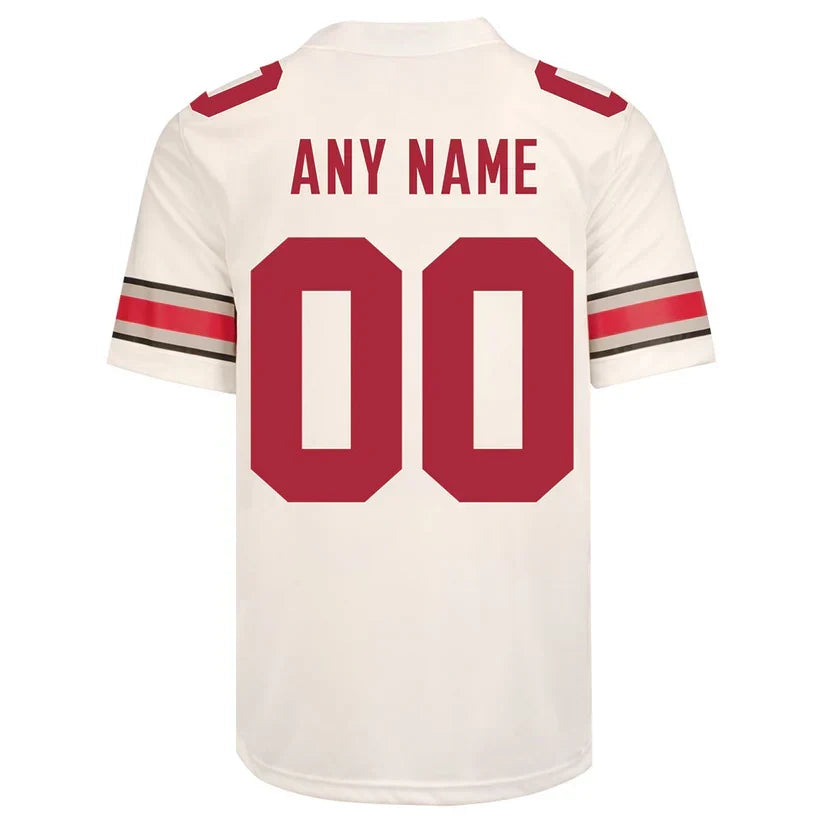 Custom Ohio States Buckeyes Jersey - White product image 1