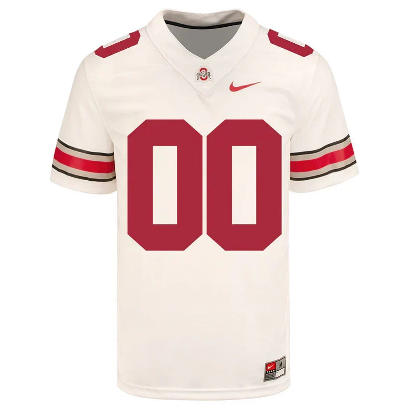 Custom Ohio States Buckeyes Jersey - White product image 2