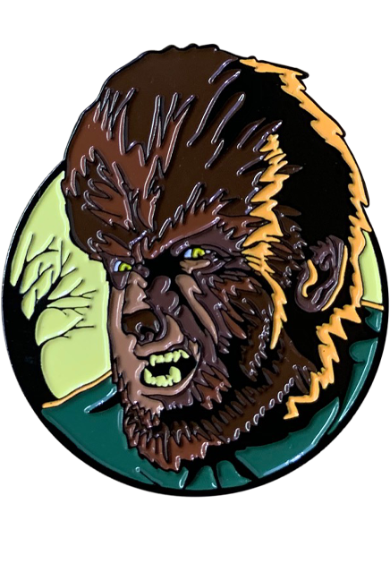 The Wolfman Enamel Pin product image 2, provided for visual reference and product detail review