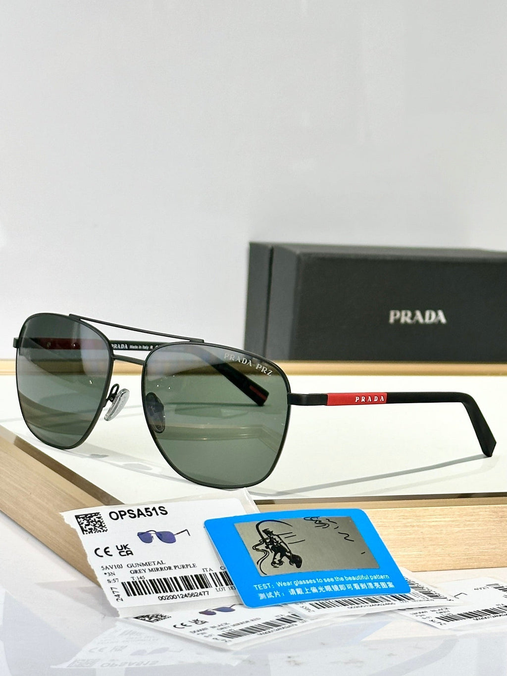 Prada Sps 54Z Sunglasses product image 3, provided for visual reference and product detail review