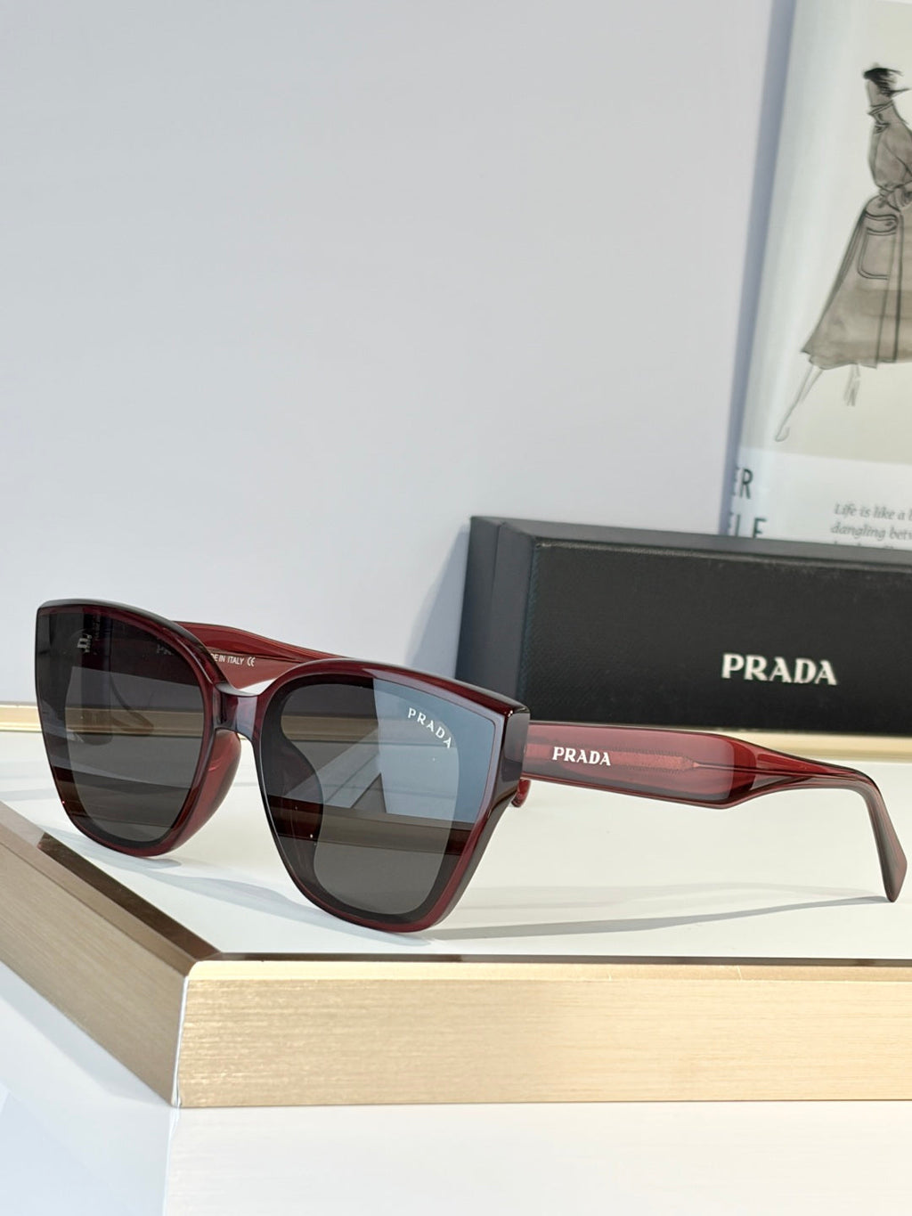 Prada SPR A24S Sunglasses product image 3, provided for visual reference and product detail review