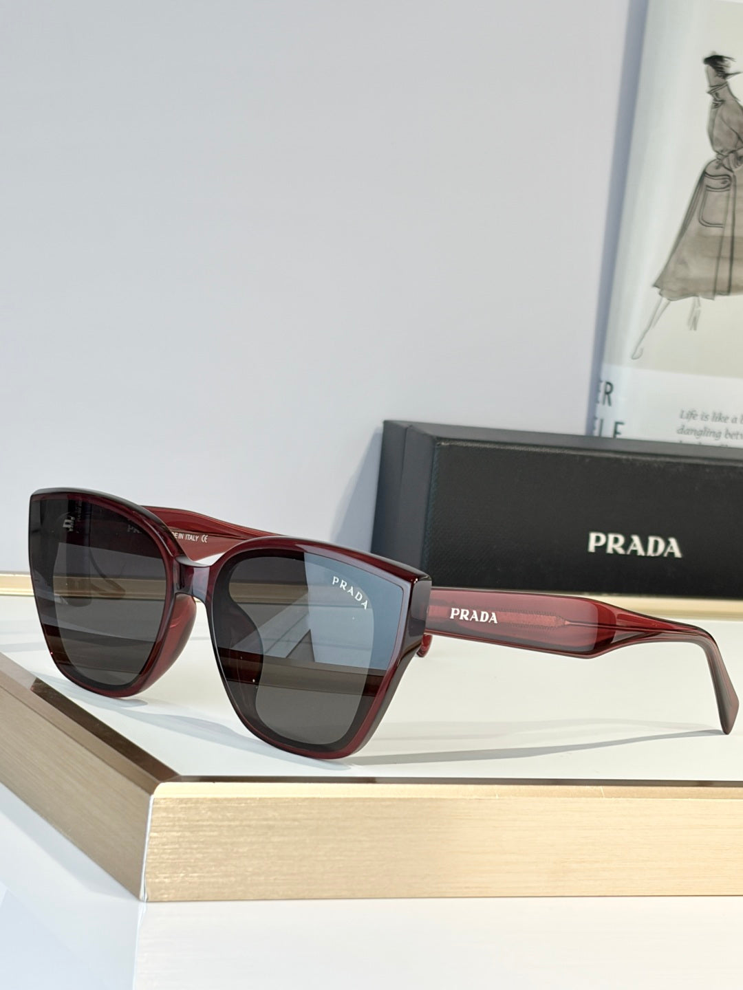 Prada SPR A24S Sunglasses product image 3, provided for visual reference and product detail review