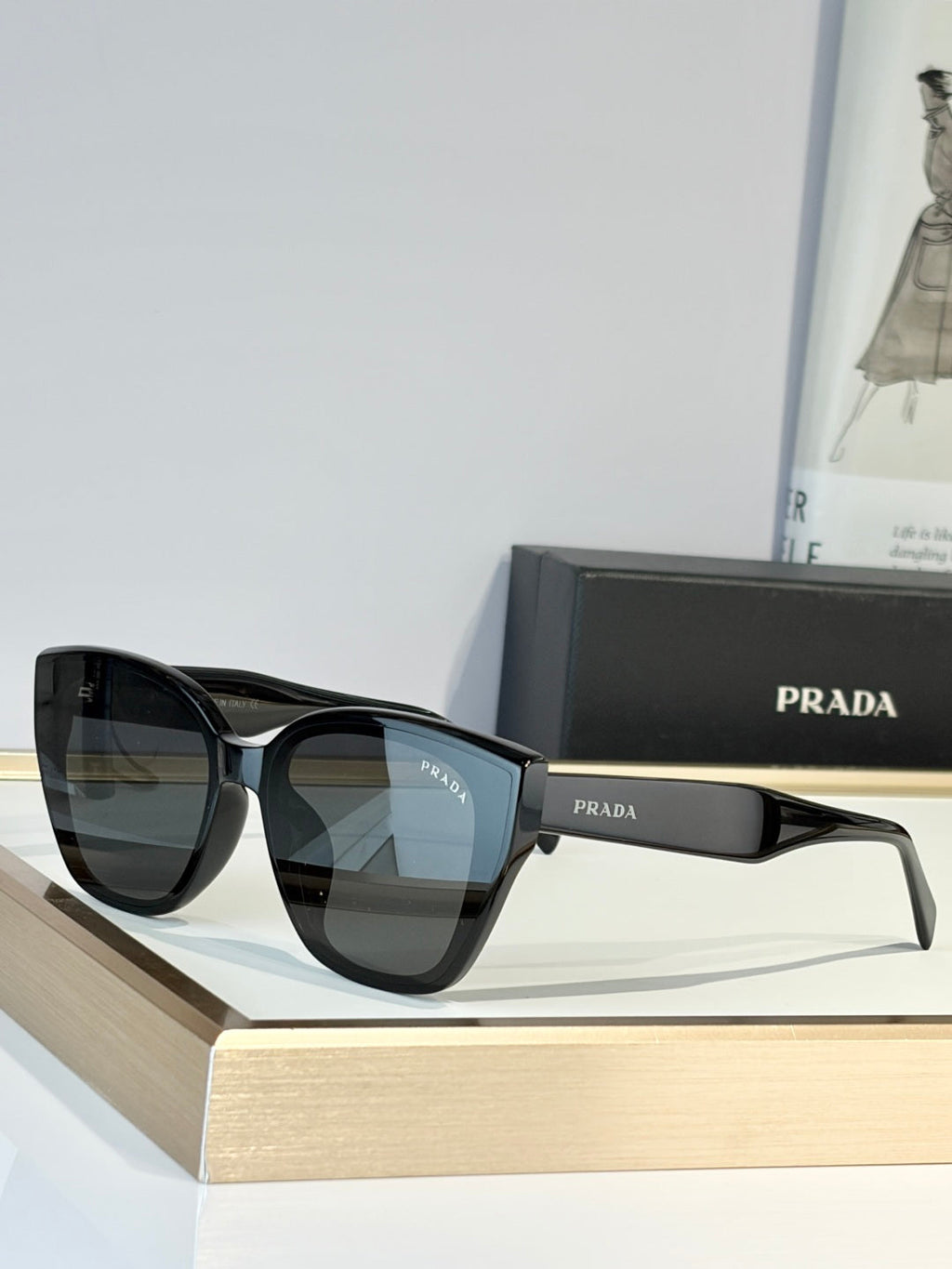 Prada SPR A24S Sunglasses product image 4, provided for visual reference and product detail review