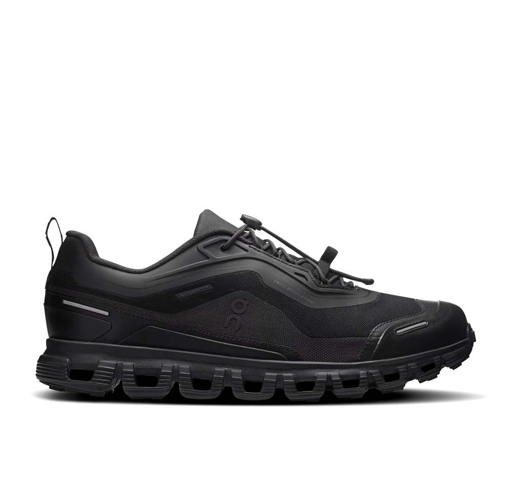 On Men Cloud 6 Geo Waterproof Black/Black Lifestyle Sneakers product image 1, provided for visual reference and product