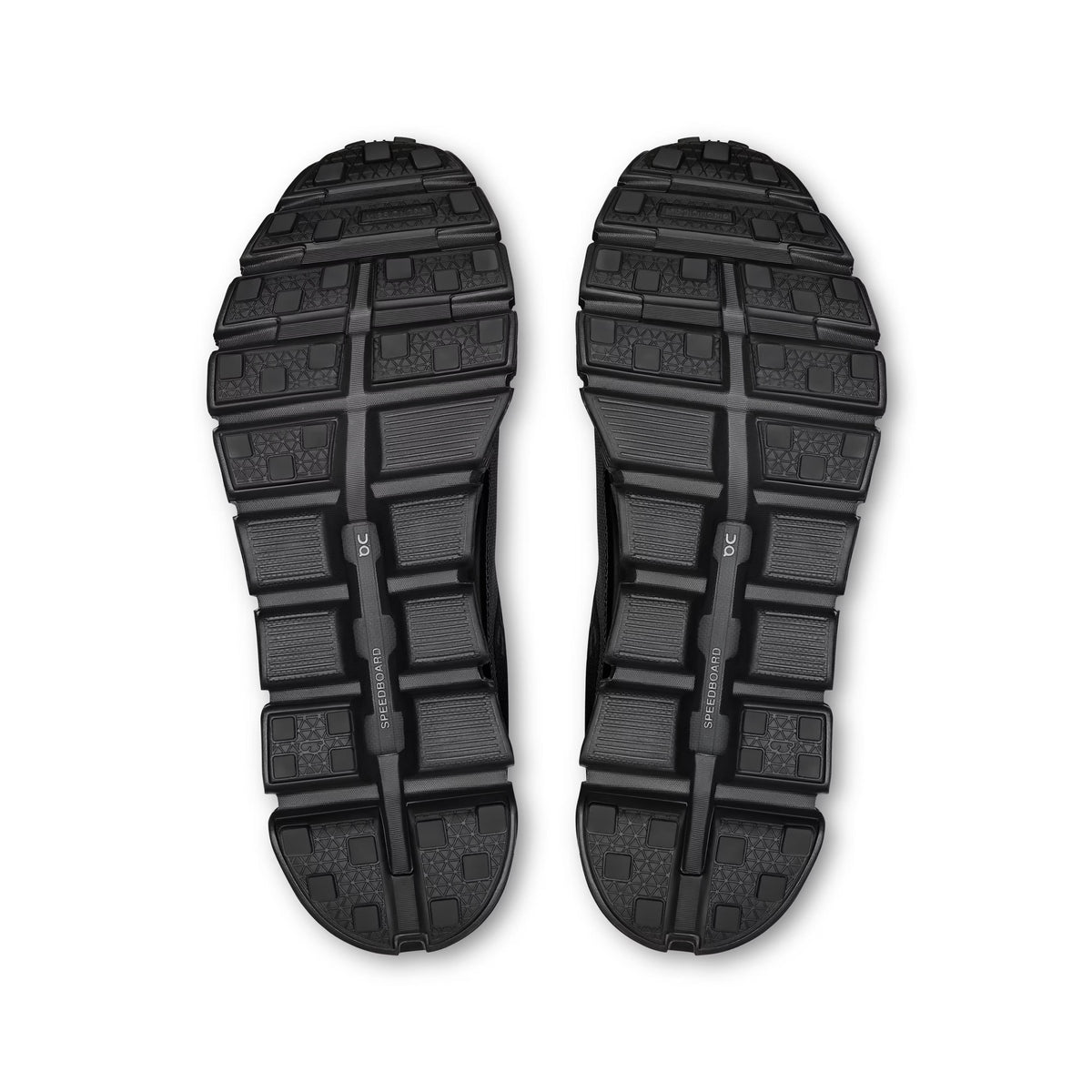 On Men Cloud 6 Geo Waterproof Black/Black Lifestyle Sneakers product image 4, provided for visual reference and product