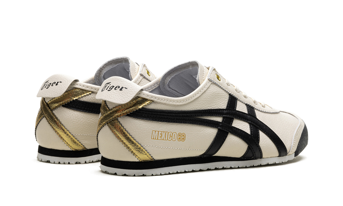 Onitsuka-tiger|mexico-66-cream-black-gold-128032 product image 3, provided for visual reference and product detail review