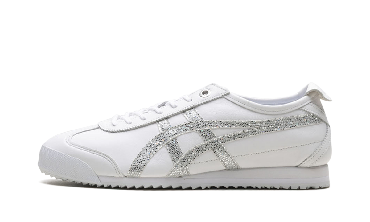 Onitsuka-tiger|mexico-66-sd-white-pure-silver-glitter-154007 product image 1, provided for visual reference and product