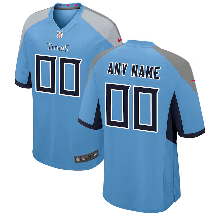Custom Tennessee Titans Alternate Jersey - Light Blue product image 1
