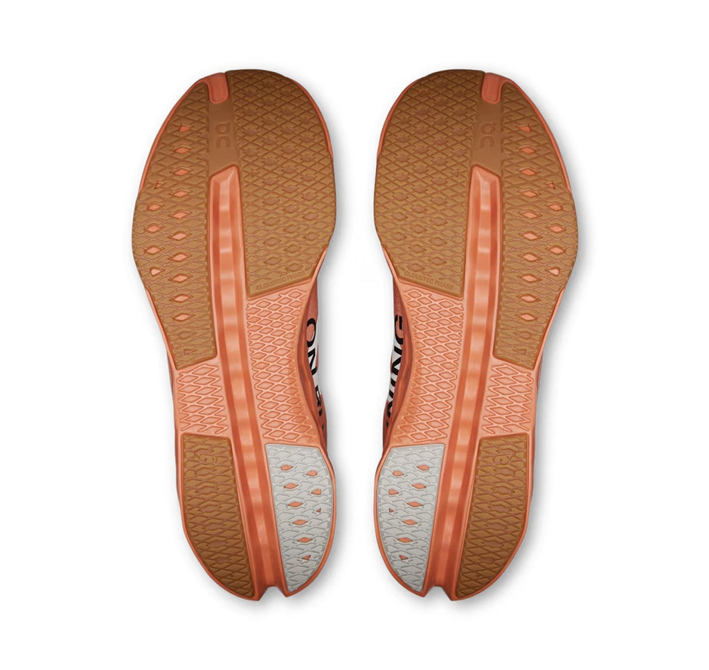 On Women Cloudsurfer Next Z5 Canyon/White Running Shoes product image 6, provided for visual reference and product detail