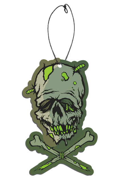 Toxictoons Zombie Head - Fear Freshener® product image 2, provided for visual reference and product detail review